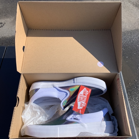 RESTOCKED Van's Slip-On Pro Silver Rainbow Various - Picture 9 of 9